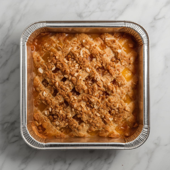 8" Peach Cobbler