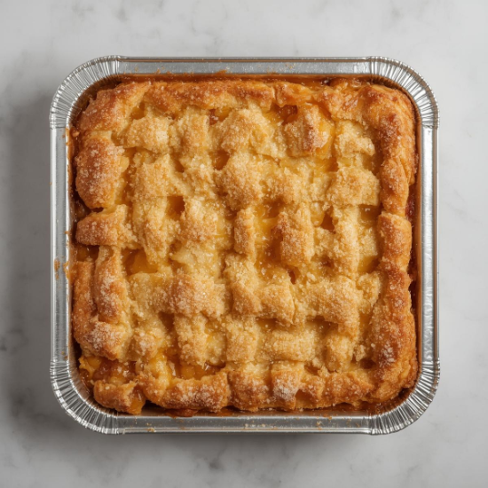 8" Peach Cobbler