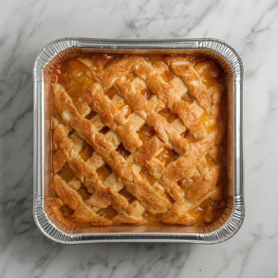 8" Peach Cobbler